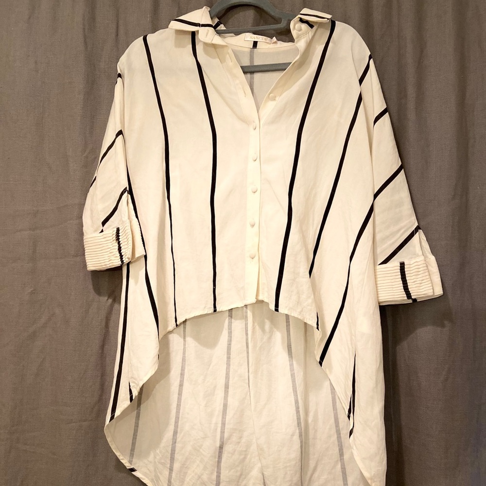 Hi-Low Sancia Stripe Top